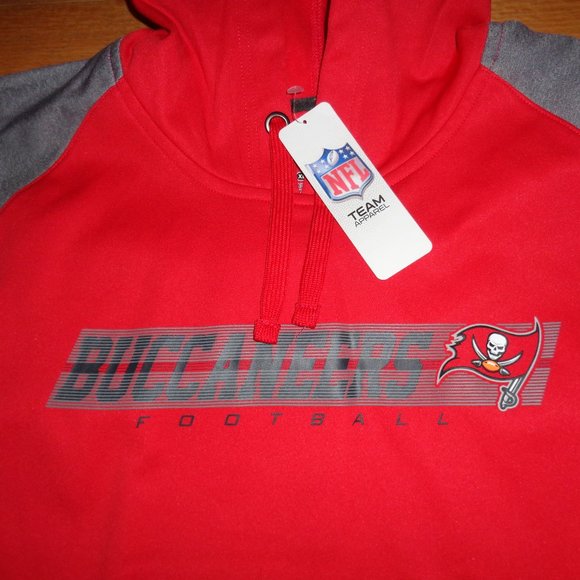 Buccaneers NFL TA TX3 Warm Red Hoodie Sweatshirt - Picture 2 of 6